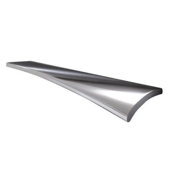 UCHWYT Meblowy 110x19 ONDA Rączka Szafki Szuflady CHROM Połysk L-64 mm LEWY