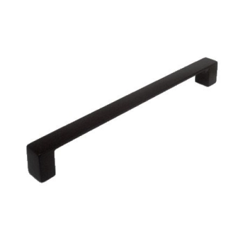 UCHWYT Meblowy 214x17 GAVIA Rączka Szafki Szuflady CZARNY MAT L-192 mm