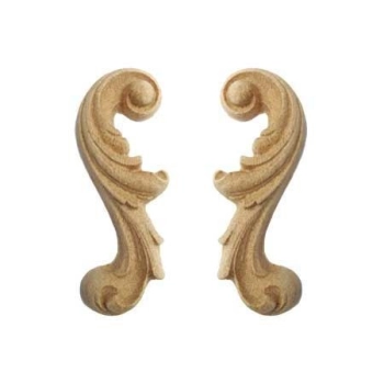 ORNAMENT APLIKACJA Z PYŁU DRZEWNEGO PRAWY F560032P