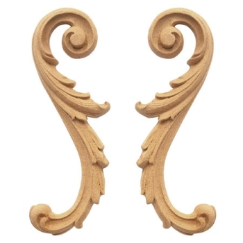 ORNAMENT APLIKACJA Z PYŁU DRZEWNEGO F560030P