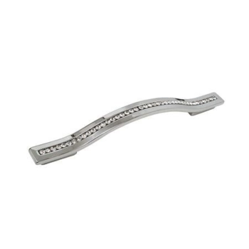 UCHWYT Meblowy 190x15 mm ESEDRA Design SZKŁO Kryształowe L-128 L-160 CHROM