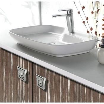 GAŁKA Meblowa 34x25 AKIRA Designerska Rączka Uchwyt CHROM Połysk