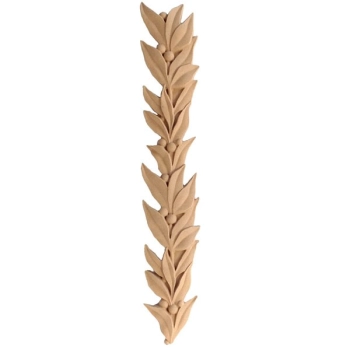 ORNAMENT Z MOTYWEM LIŚCI LAUROWYCH Z PYŁU DRZEWNEGO F573224