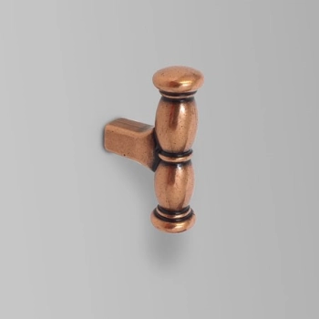 GAŁKA Meblowa 55x15 T-BAR ACCADEMIA Retro Vintage Rączka Uchwyt Stara MIEDŹ