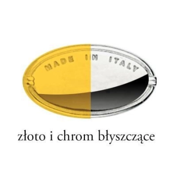 WIESZAK Ścienny Haczyk na Ubrania 80x75 Ozdobny Dekoracyjny ZŁOTY + CHROM