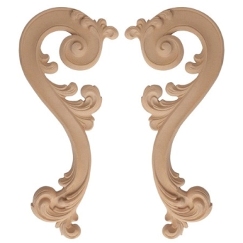 ORNAMENT APLIKACJA Z PYŁU DRZEWNEGO PRAWY F560167P
