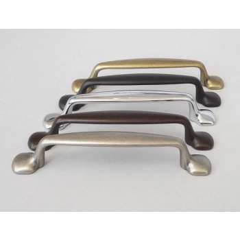 UCHWYT Meblowy 130x20 BEA Rączka Szafek Retro Vintage Stara Stal L-96 mm