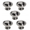 5x GAŁKA MEBLOWA MINI fi 11 mm UCHWYT CHROM GAMET