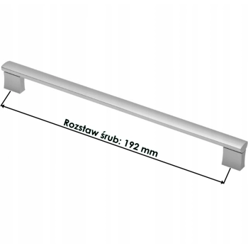 Uchwyt meblowy GTV, rączka do szafek ALUMINIUM L-192 mm B0-311