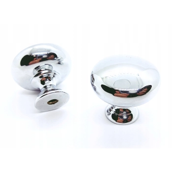 Gałka meblowa duża FI 32 mm, rączka, uchwyt CHROM POŁYSK G2 A-823