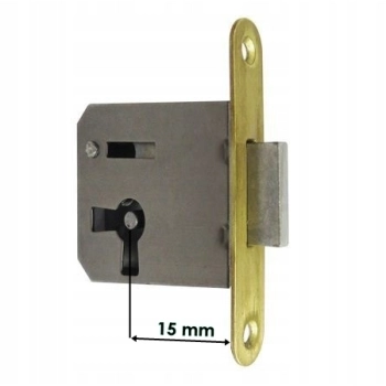 Zamek meblowy wpuszczany "15" LEWY