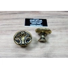 GAŁKA Meblowa 30 mm FENICE Klasyczny Vintage Rączka Uchwyt Stare Złoto
