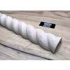 Listwa Drewniana Bukowa Warkocz Półwałek 45x22mm 1200mm Dekoracja 0036M