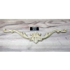 DEKOR 355x85 mm Ornament Ozdobny Dekoracyjny Korona z Pyłu Drzewnego DIY