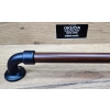 UCHWYT Meblowy CUTTER 340x36 mm Styl Industrialny + Rączka Drewno L-320