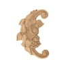 DEKOR 90x135 mm Lewy Ornament Ozdobny Dekoracyjny Kwiaty z Pyłu Drzewnego