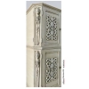 DEKOR 570x75 mm Pilaster Kariatyda Ornament Ozdobny z Pyłu Drzewnego DIY