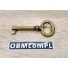 KLUCZ Kluczyk Meblowy 73x29 Zamków Mebli Szafek Retro MOSIĄDZ Stare Złoto