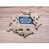DEKOR 105x57 mm Ornament Ozdobny Dekoracyjny Narożnik z Pyłu Drzewnego DIY