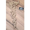 DEKOR 125x280 mm Ornament Ozdobny Dekoracyjny Narożnik Pyłu Drzewnego Lewy