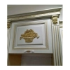 DEKOR 350x225 mm Rzeźbiony Ornament Kosz Ozdobny z Pyłu Drzewnego DIY