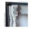KAPITEL Liść Akantu 60x80mm DEKOR Ozdobny Ornament Pył Drzewny do Mebli