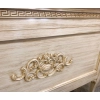 DEKOR 375x135 mm Ornament Ozdobny Dekoracyjny Ażurowy z Pyłu Drzewnego DIY