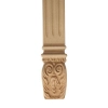 DEKOR 665x45 mm Pilaster Kariatyda Ornament Ozdobny z Pyłu Drzewnego DIY