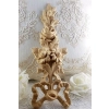DEKOR 270x95 mm Ornament Ozdobny Dekoracyjny Girlanda z Pyłu Drzewnego DIY
