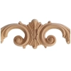 DEKOR 400x80 mm Ornament Ozdobny Dekoracyjny Korona z Pyłu Drzewnego DIY