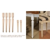 NOGA DREWNIANA DO MEBLI FLUTED F990033