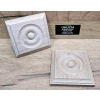 DEKOR Drewniany Rzeźbiony 68x64 mm Ornament Ozdobny Dekoracyjny Drewno BUK