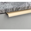 UCHWYT Meblowy Krawędziowy 250x42 mm Listwowy Mosiądz Szczotkowany L-192
