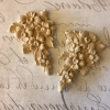 DEKOR 115x80 mm Ornament Ozdobny Dekoracyjny Girlanda z Pyłu Drzewnego DIY