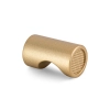 GAŁKA Meblowa 19x33 Ryflowana Riva Nowoczesna Uchwyt BRASS Złoty Mosiądz