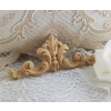 DEKOR 120x50 mm Ornament Ozdobny Dekoracyjny Detal z Pyłu Drzewnego DIY