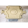 DEKOR 200x100 mm Kartusz Ornament Ozdobny Dekoracyjny z Pyłu Drzewnego DIY