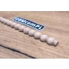 Listwa Drewniana Bukowa Półwałek 12x6mm 1000mm Ozdobna Meble Ramy 0023M