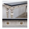 Listwa Drewniana Bukowa Żłobienia z Rozetami Kwiatowymi 50x6mm 1200mm 0177