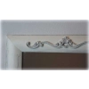DEKOR 210x45 mm Ornament Ozdobny Dekoracyjny Sztukateria Pył Drzewny DIY