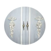 DEKOR 270x95 mm Ornament Ozdobny Dekoracyjny Girlanda z Pyłu Drzewnego DIY