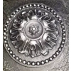 DEKOR 100 mm Rozeta Okrągła Ornament Ozdobny Dekoracyjny z Pyłu Drzewnego