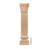 KAPITEL Baza Kolumny 64x70mm DEKOR Ozdobny Ornament Pył Drzewny do Mebli