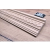 GZYMS Drewniany Bukowy Ozdobny Plecionka Kółkowa 78x22mm 1200mm 0297