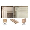 DEKOR Drewniany 51 mm Ornament Ozdobny Dekoracyjny Pilaster Drewno BUK