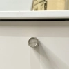 GAŁKA Meblowa 19x33 Ryflowana Riva Nowoczesna Uchwyt Reling Szary TITANIUM