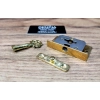 ZAMEK do SZKATUŁKI Skrzynki Pudełka Kasetki 40x22 mm z Kluczykiem ZŁOTY