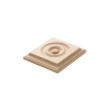 DEKOR Drewniany Rzeźbiony 68x64 mm Ornament Ozdobny Dekoracyjny Drewno BUK