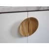 Uchwyty do mebli półokrągłe dębowe - 2 szt. 156 mm