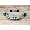 UCHWYT Meblowy Ruchomy Vintage Stare Srebro L-84 mm
